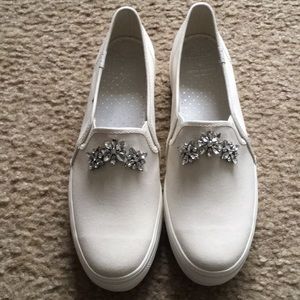 Keds for Kate Spade slip-ones w crystal details
